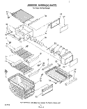 FREEZER INTERIOR , LIT/OPTIONAL Diagram and Parts List for KSRF22DTWH00  KitchenAid Refrigerator