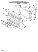 FREEZER DOOR Diagram and Parts List for 4YET20DKAW00  Whirlpool Refrigerator