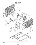 UNIT Diagram and Parts List for AC1804XM1  Whirlpool Air Conditioner