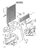 UNIT Diagram and Parts List for ET18HMXSW05  Whirlpool Refrigerator