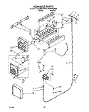 Part Location Diagram of LIT2155588 Whirlpool Service & Wiring Sheet