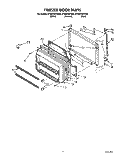 FREEZER DOOR Diagram and Parts List for ET20PKXYN02  Whirlpool Refrigerator