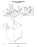 TOP AND CABINET , NOT ILLUSTRATED AND OPTIONAL Diagram and Parts List for LA5311XPW4  Whirlpool Washer