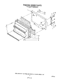 Part Location Diagram of 1106166 Whirlpool Panel, Freezer Door (Al\so Or\der Item 15) (White)