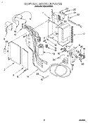 CONTROL MODULE Diagram and Parts List for 3QACM07XD2  Whirlpool Air Conditioner
