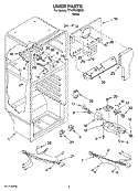 LINER PARTS Diagram and Parts List for TT18TKXSB00  Estate Refrigerator