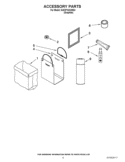 ACCESSORY PARTS Diagram and Parts List for GACP15XXMG4  Whirlpool Trash Compactor