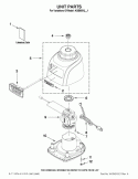UNIT PARTS Diagram and Parts List for KSB655QBW1  KitchenAid Blender
