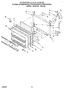 FREEZER DOOR Diagram and Parts List for ET20DKXBN00  Whirlpool Refrigerator