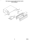 TOP GRILLE AND UNIT COVER Diagram and Parts List for KSSS36QDW00  KitchenAid Refrigerator
