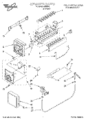 SECTION Diagram and Parts List for 4FIKIT99  Whirlpool Ice Maker