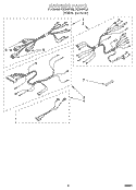 HARNESS, LIT/OPTIONAL Diagram and Parts List for FES340YW2  Roper Range