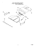 TOP VENTING, OPTIONAL Diagram and Parts List for RBD277PDQ1  Whirlpool Wall Oven