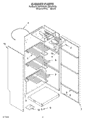 CABINET PARTS - OPTIONAL PARTS (NOT INCLUDED) Diagram and Parts List for LMA1053LQ0  Whirlpool Laundry Accessories