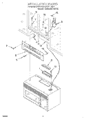 INSTALLATION Diagram and Parts List for MHE11REQ1  Roper Microwave