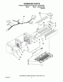 ICEMAKER PARTS Diagram and Parts List for KFIS20XVBL2  KitchenAid Refrigerator