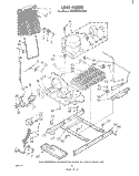 UNIT Diagram and Parts List for ED26MKXLWR0  Whirlpool Refrigerator