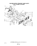 WASHER/DRYER CONTROL PANEL Diagram and Parts List for LT5000XMW1  Whirlpool Washer Dryer Combo