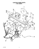 CONTROL PANEL, LIT/OPTIONAL Diagram and Parts List for KUDM220T2  KitchenAid Dishwasher
