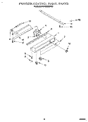 FREEZER CONTROL PANEL Diagram and Parts List for KSSS36DBW00  KitchenAid Refrigerator