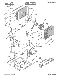 UNIT, LITERATURE Diagram and Parts List for ACE082XD0  Whirlpool Air Conditioner