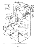 ICE MAKER , NOT ILLUSTRATED Diagram and Parts List for ET16JMYSN00  Whirlpool Refrigerator