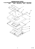 HIDDEN BAKE PARTS, MISCELLANEOUS PARTS Diagram and Parts List for KERC607HBL10  KitchenAid Range