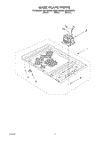 BASE PLATE Diagram and Parts List for GM8155XJB0  Whirlpool Microwave