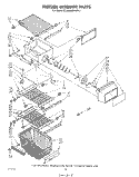 FREEZER INTERIOR Diagram and Parts List for ED26MMXRWR2  Whirlpool Refrigerator