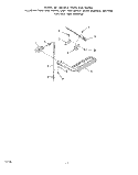 UPPER OVEN BURNER Diagram and Parts List for 1885W1A  Roper Range