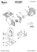 UNIT PARTS Diagram and Parts List for ACM184PT1  Whirlpool Air Conditioner