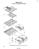 SHELF Diagram and Parts List for ET16EPXPWR0  Whirlpool Refrigerator