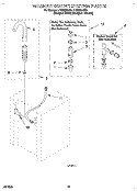 WASHER WATER SYSTEM Diagram and Parts List for LTE6234DQ0  Whirlpool Washer Dryer Combo