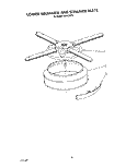 LOWER WASHARM AND STRAINER Diagram and Parts List for KUDI220T2  KitchenAid Dishwasher