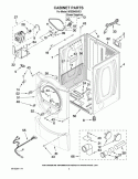 Part Location Diagram of W10180436 Whirlpool PANEL