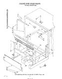 FRAME AND TANK Diagram and Parts List for KUDA220TWH2  KitchenAid Dishwasher