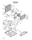 UNIT, LIT/OPTIONAL Diagram and Parts List for RE81A  Whirlpool Air Conditioner
