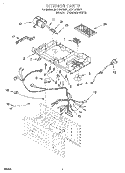 INTERIOR, LIT/OPTIONAL Diagram and Parts List for MH7135XEQ1  Whirlpool Microwave