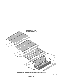 SHELF Diagram and Parts List for EV150NXWN00  Whirlpool Freezer