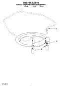 HEATER PARTS Diagram and Parts List for GU3600XTSY2  Whirlpool Dishwasher