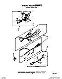 WIRING HARNESS Diagram and Parts List for KEMI300VBL5  KitchenAid Microwave Oven Combo