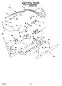 CONTROL, OPTIONAL Diagram and Parts List for KSRG22FKSS04  KitchenAid Refrigerator