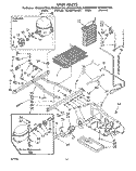 UNIT Diagram and Parts List for ED25DWXTF02  Whirlpool Refrigerator