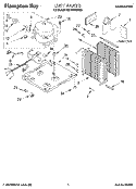 SECTION Diagram and Parts List for BHDH4000AS3  Whirlpool Dehumidifier