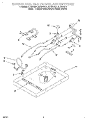 SECTION Diagram and Parts List for GLT3014GB1  Whirlpool Cooktop