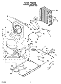 UNIT PARTS, OPTIONAL PARTS Diagram and Parts List for KUIA15NLHS9  KitchenAid Ice Maker