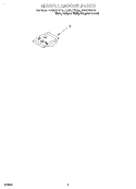 MISCELLANEOUS, LIT/OPTIONAL Diagram and Parts List for DU900PCDQ4  Whirlpool Dishwasher