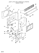 SECTION Diagram and Parts List for ACU102XE3  Whirlpool Air Conditioner