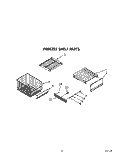 FREEZER SHELF Diagram and Parts List for KSSS42DAW00  KitchenAid Refrigerator