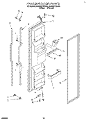 Part Location Diagram of 4387307 Whirlpool DISCONTINUED